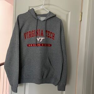 VT Virginia Tech gray sweatshirt hoodie M
